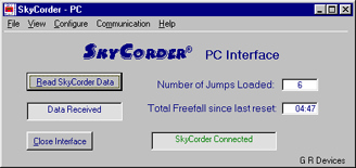 Main Interface Screen